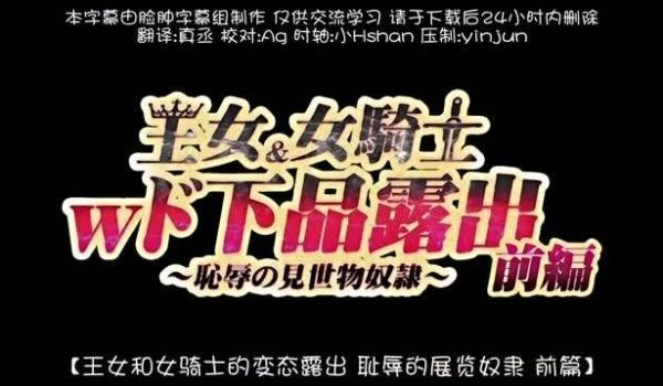 王女女骑士Wド下品露出前编耻辱の见世物奴