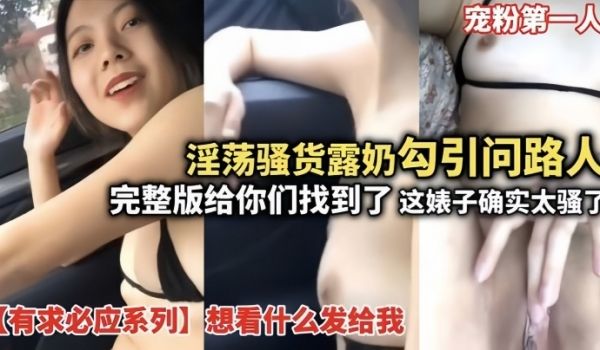 淫荡骚货露奶勾引问路人完整版给你们找到了这婊子确