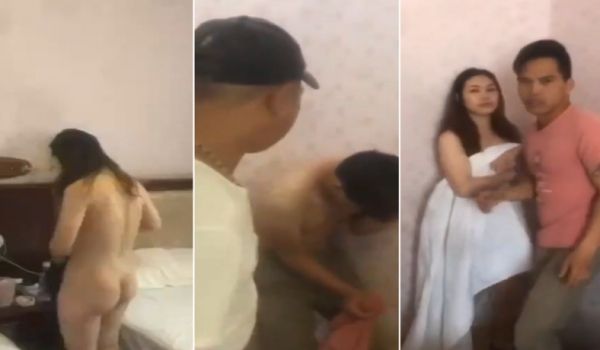 20207945580用户上传酒店偷欢被抓奸在床