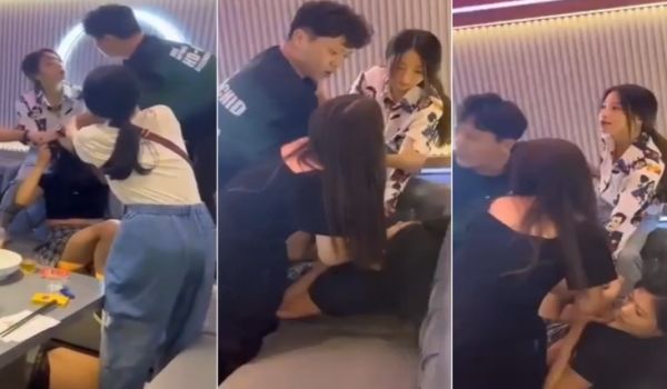 20208170784用户上传KTV抓小三场面真