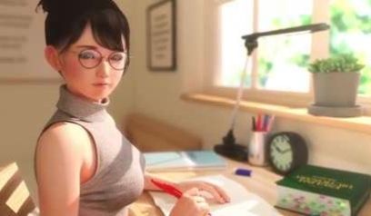 动漫激情爆乳眼镜娘老师的奖赏口交乳交