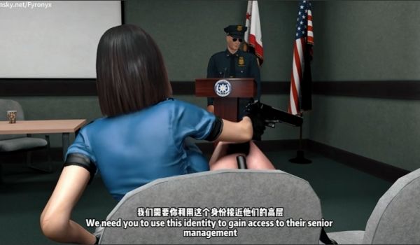 3D国语剧情卧底女警被下药2