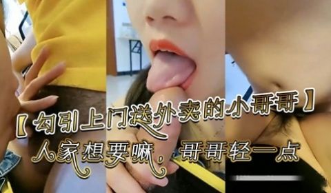 勾引上门送外文的小哥哥人家想要嘛哥哥轻一点