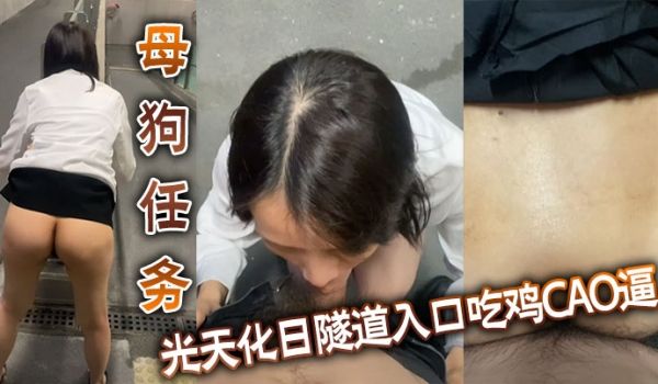 母狗任务光天化日隧道入口吃鸡肏逼