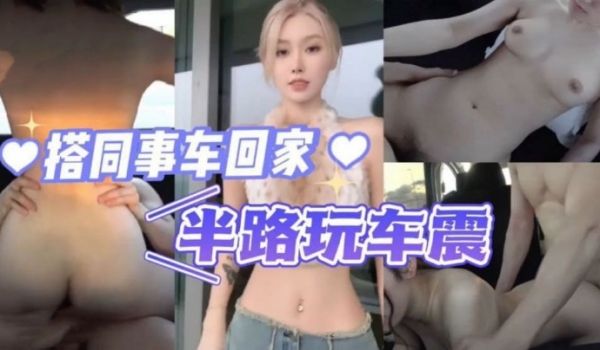 搭同事车回家半路玩车震