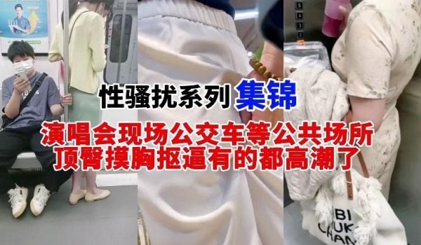 性骚扰系列演唱会现场公交车等公共场所顶臀摸胸抠逼