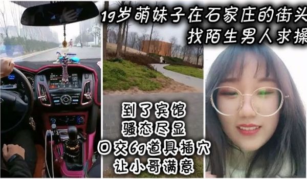 19岁萌妹子在石家庄的街头找陌生男人求操到了宾馆