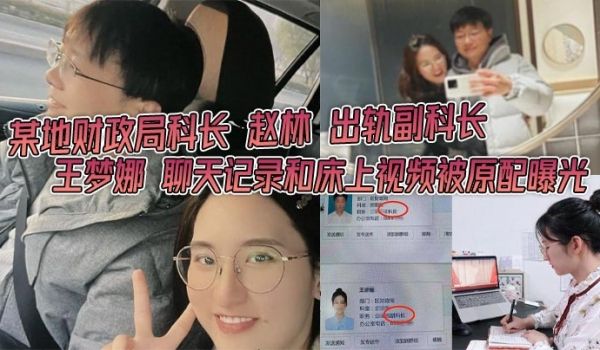 某地财政局科长 赵林 出轨副科长 王梦娜 聊天记
