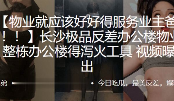 长沙极品反差办公楼物业张文芷整栋办公楼得泻火工具